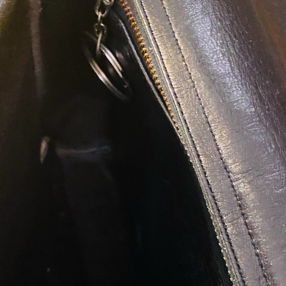 Coach Vintage NYC Black Saddle Pouch Large Shoulder Leather Bag 9585 - Picture 10 of 10